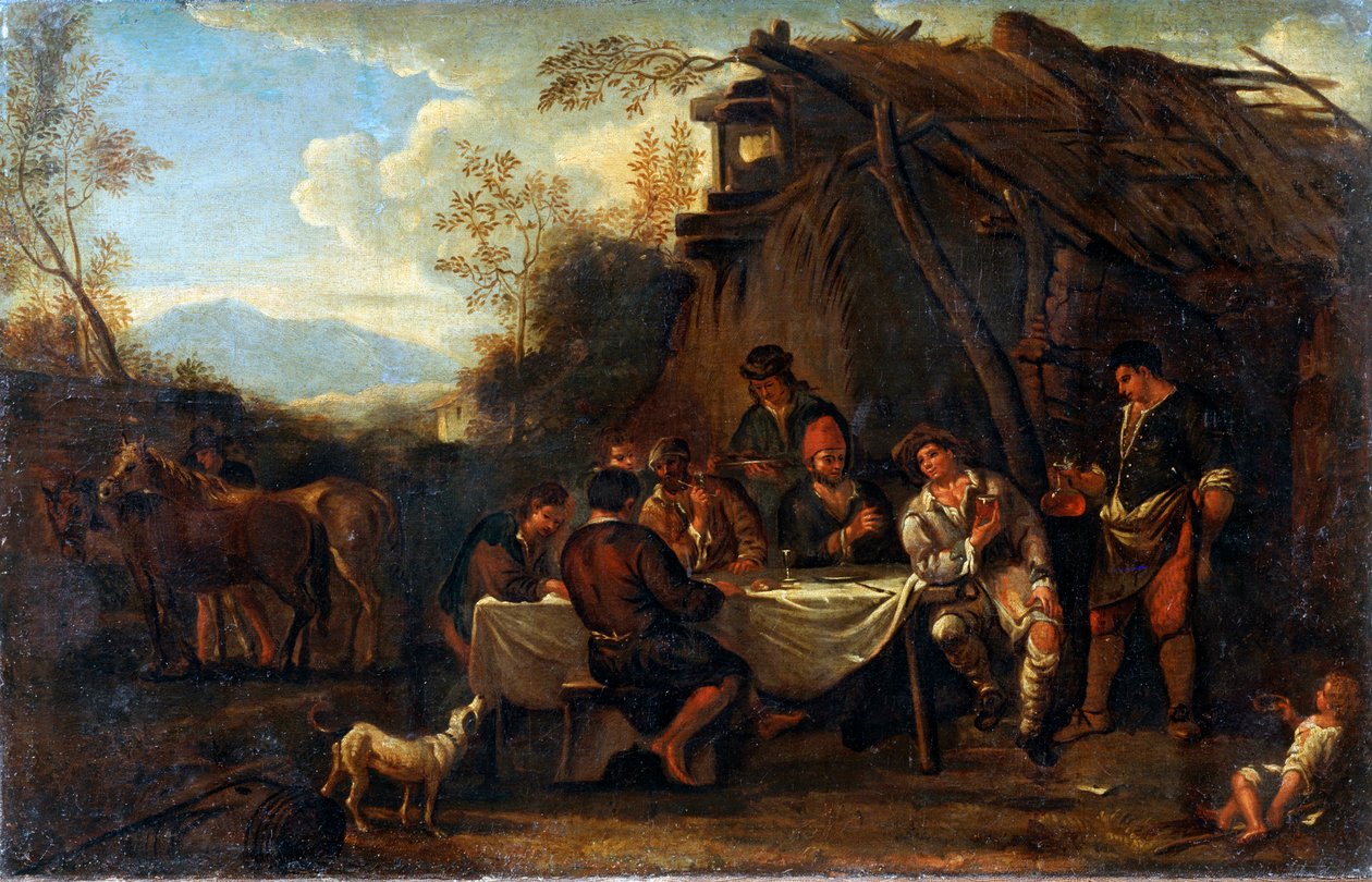 Fröhliches Treffen, 17. Jahrhundert von Jan Miel