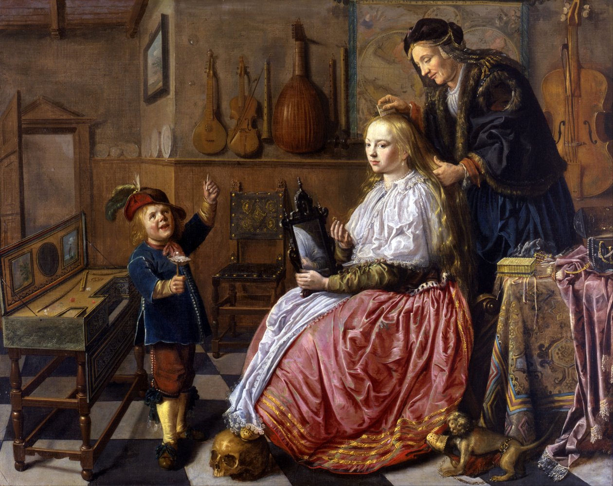 Allegorie der Eitelkeit von Jan Miense Molenaer