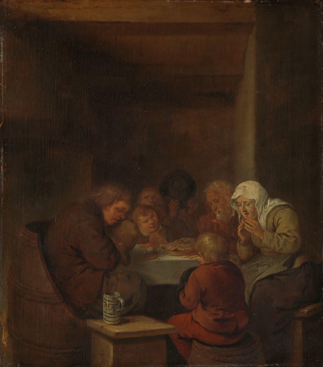 Tischgebet von Jan Miense Molenaer