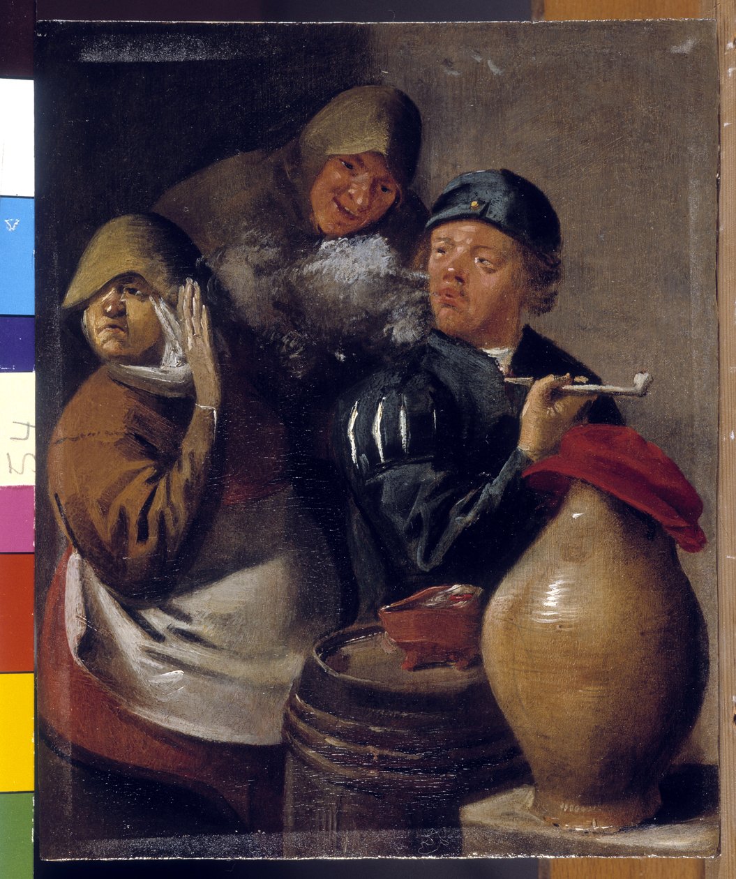 Tavernenszene, Der Geruchssinn von Jan Miense Molenaer