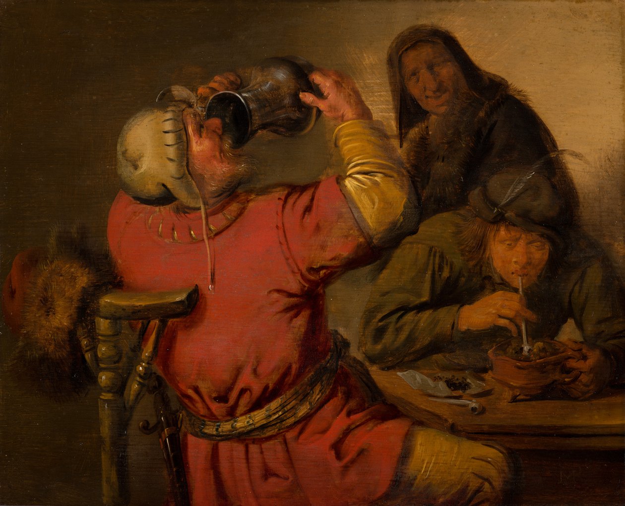 Die fünf Sinne: Geschmack, 1637 von Jan Miense Molenaer