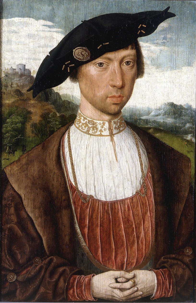 Porträt von Joost van Bronckhorst von Jan Mostaert