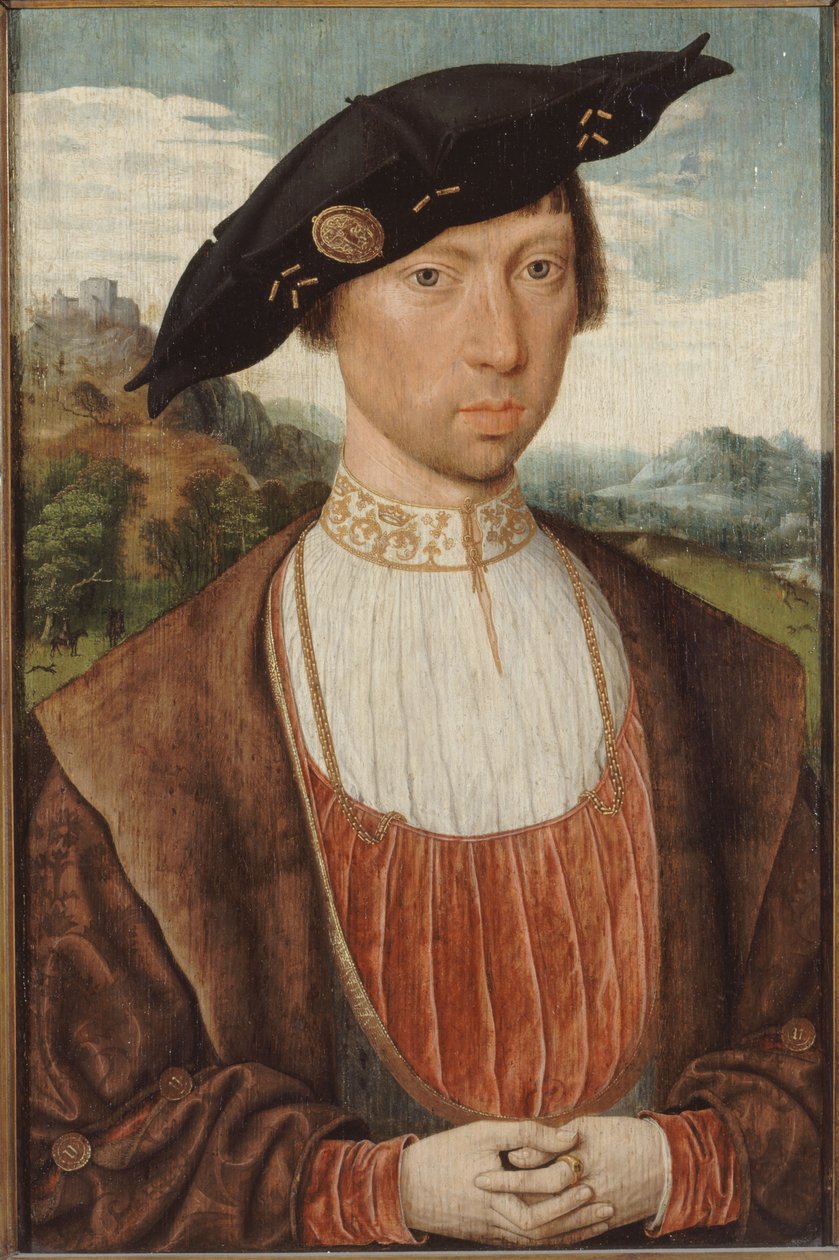 Porträt von Joost van Bronckhorst von Jan Mostaert