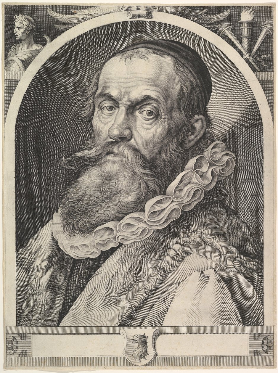 Porträt von Hendrick Goltzius, ca. 1617 von Jan Muller
