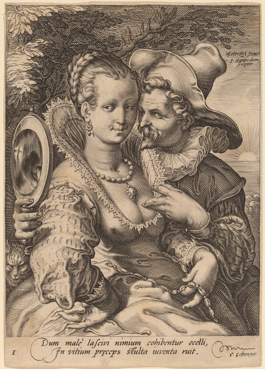 Sehen von Jan Pietersz Saenredam after Hendrik Goltzius
