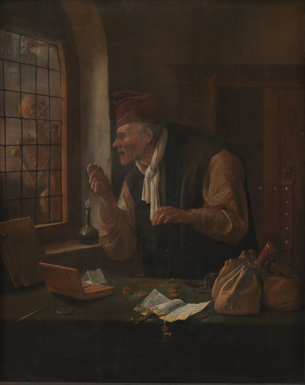 Der Geizhals von Jan Steen