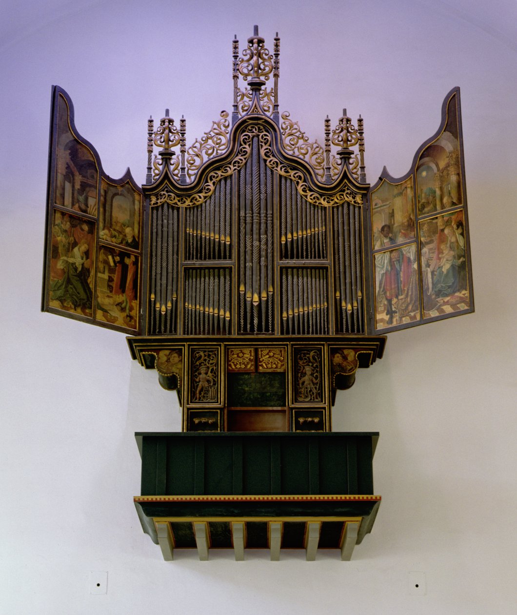 Bemalte Orgel, 1526 von Jan Swart Van Groningen