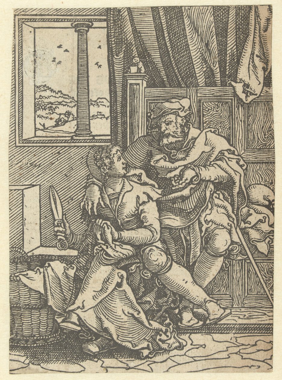 Sitzendes Paar in einem Interieur von Jan Swart Van Groningen