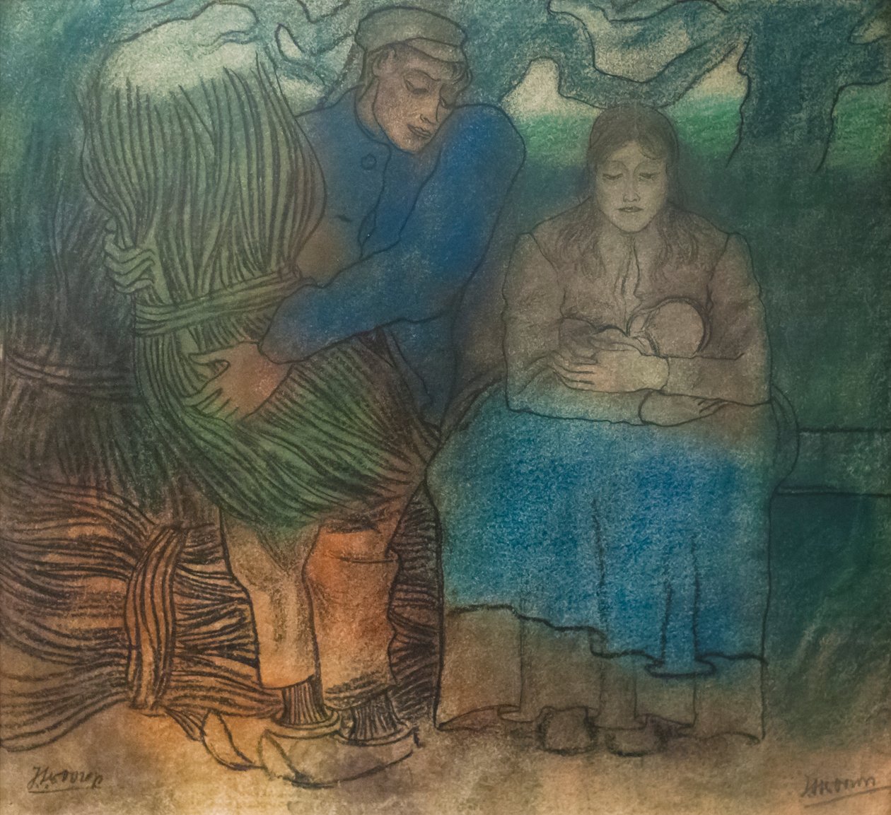 Elternglück von Jan Toorop