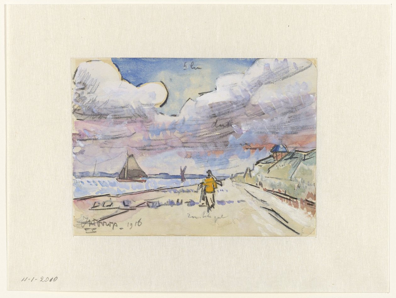 Weg entlang des Kanals von Jan Toorop