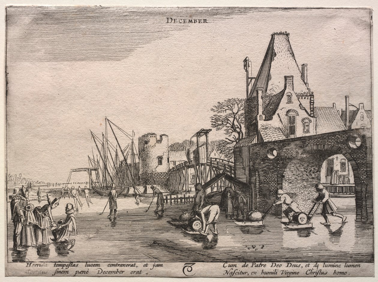 Die zwölf Monate: Dezember von Jan Van de Velde