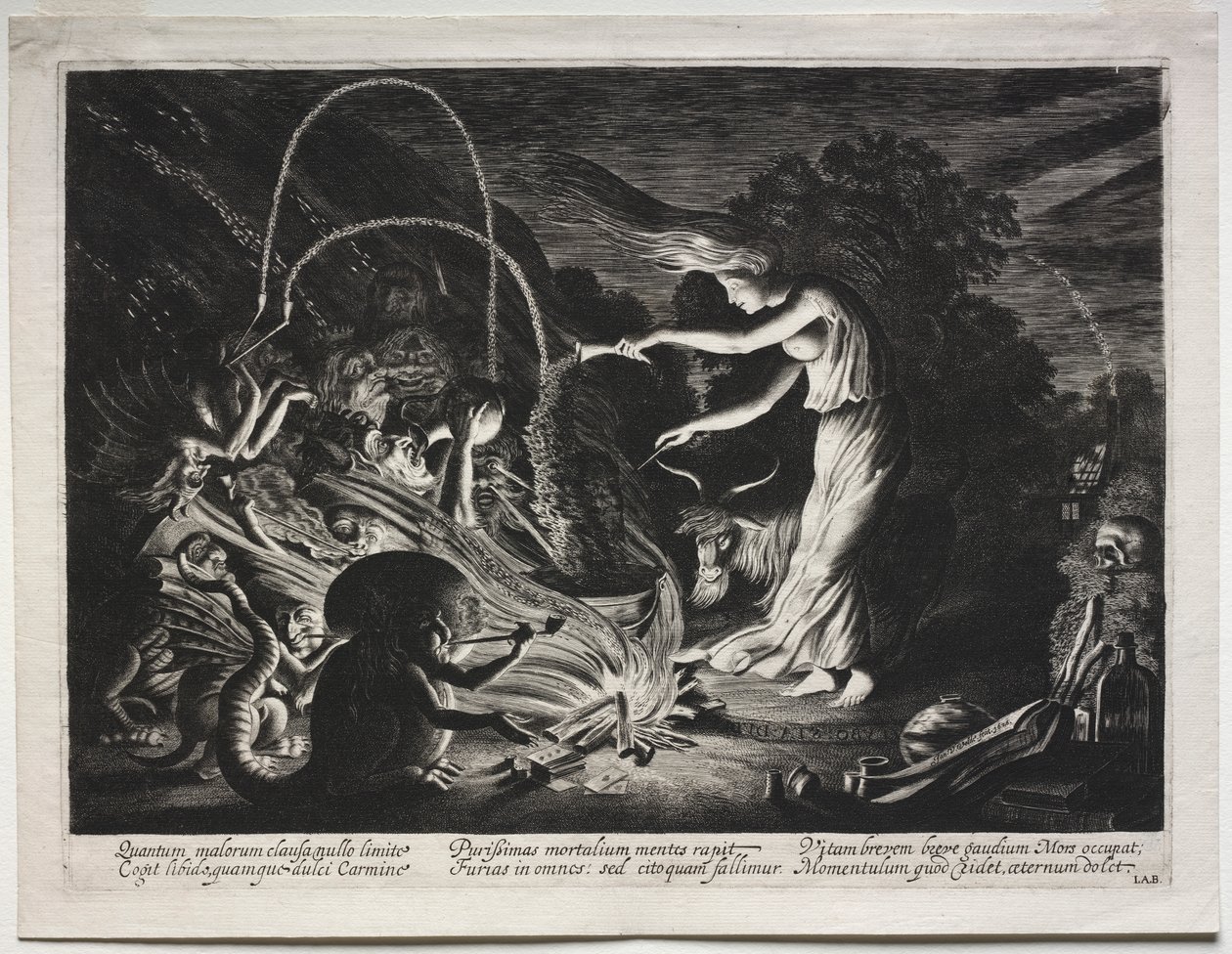 Die Hexe (Nachtstück) von Jan Van de Velde