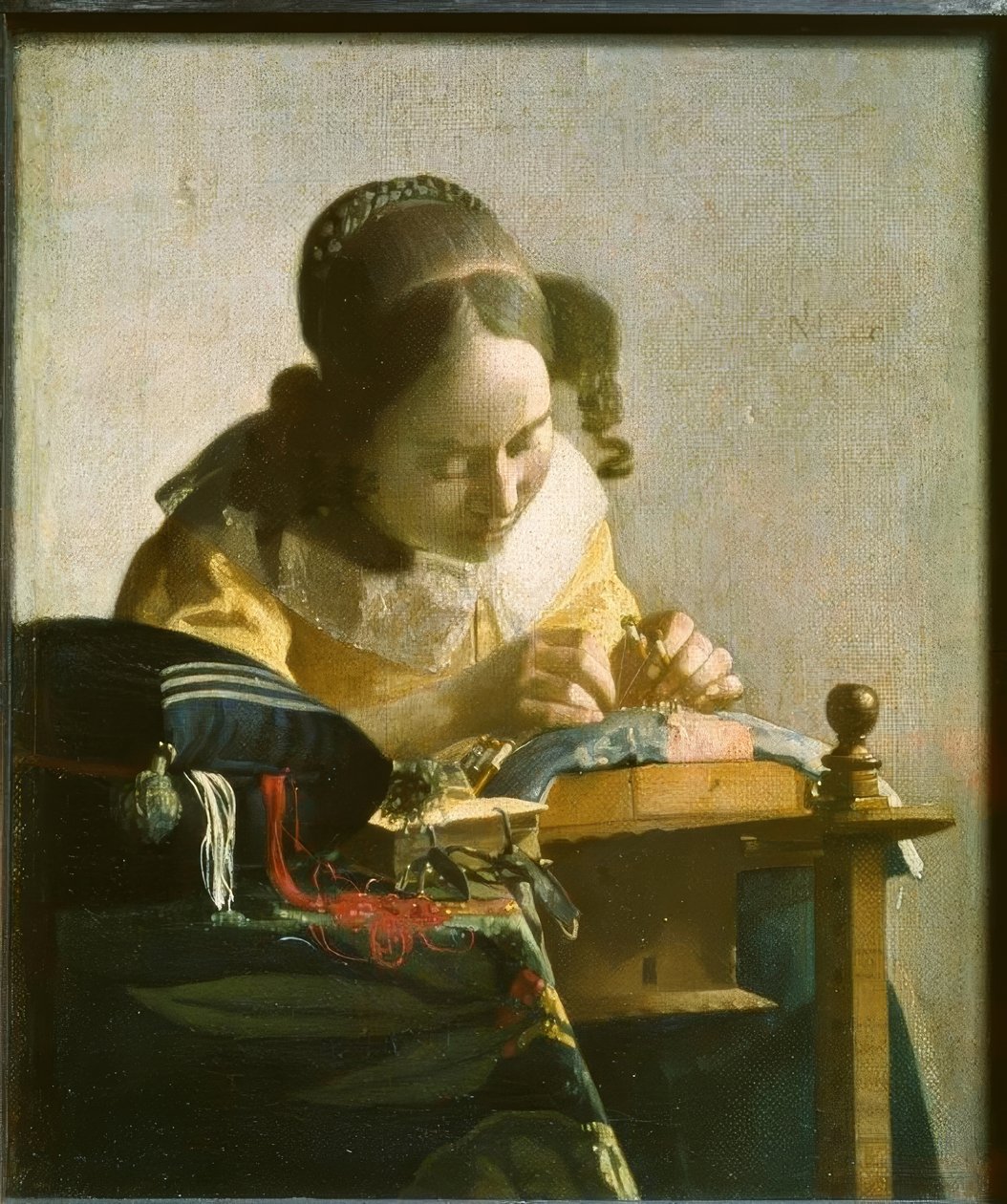 Die Spitzenklöpplerin von Jan Vermeer van Delft