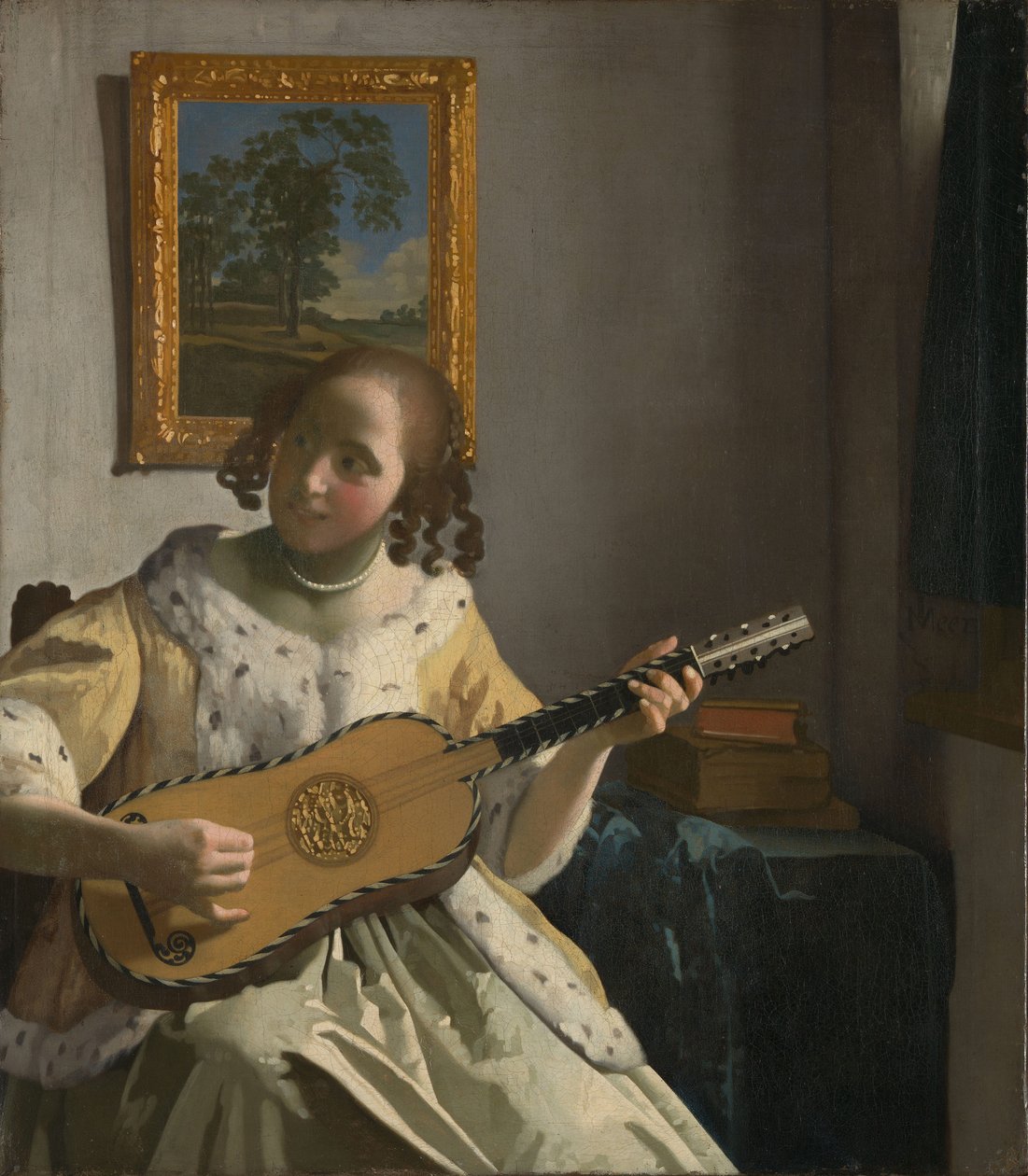 Die Gitarrenspielerin von Jan Vermeer van Delft