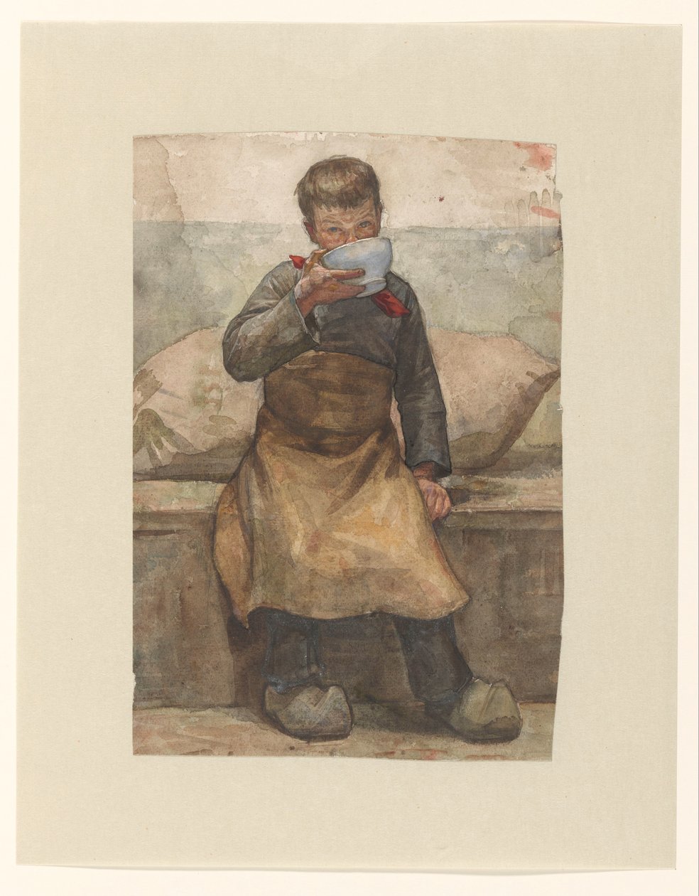 Trinkender Junge von Jan Veth
