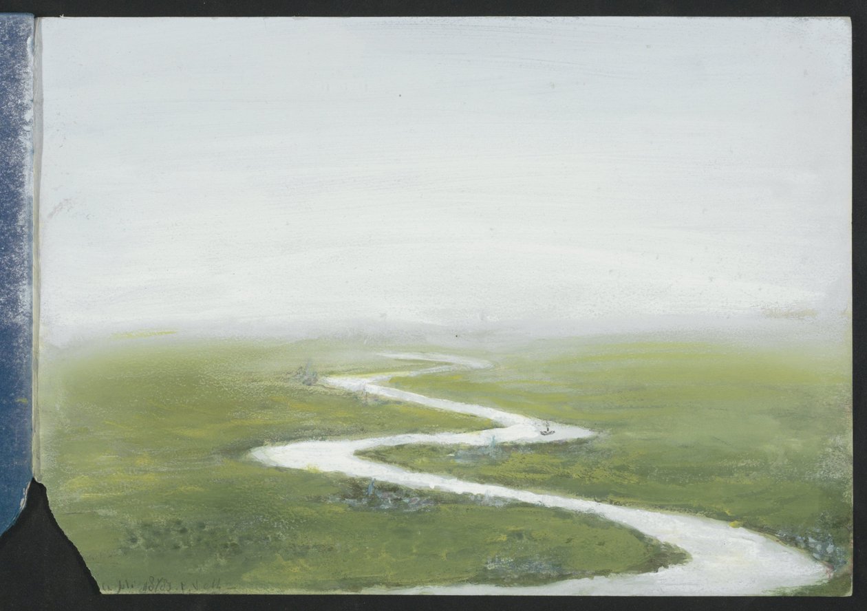 Flusslandschaft von Jan Veth