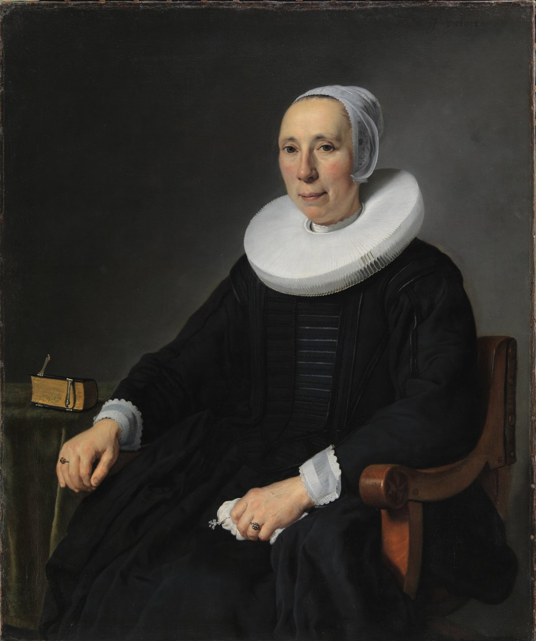 Porträt einer Dame von Jan Victors