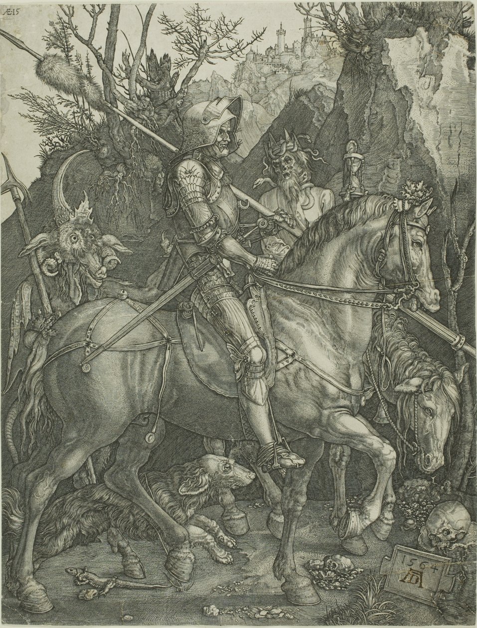 Ritter, Tod und Teufel von Jan Wierix