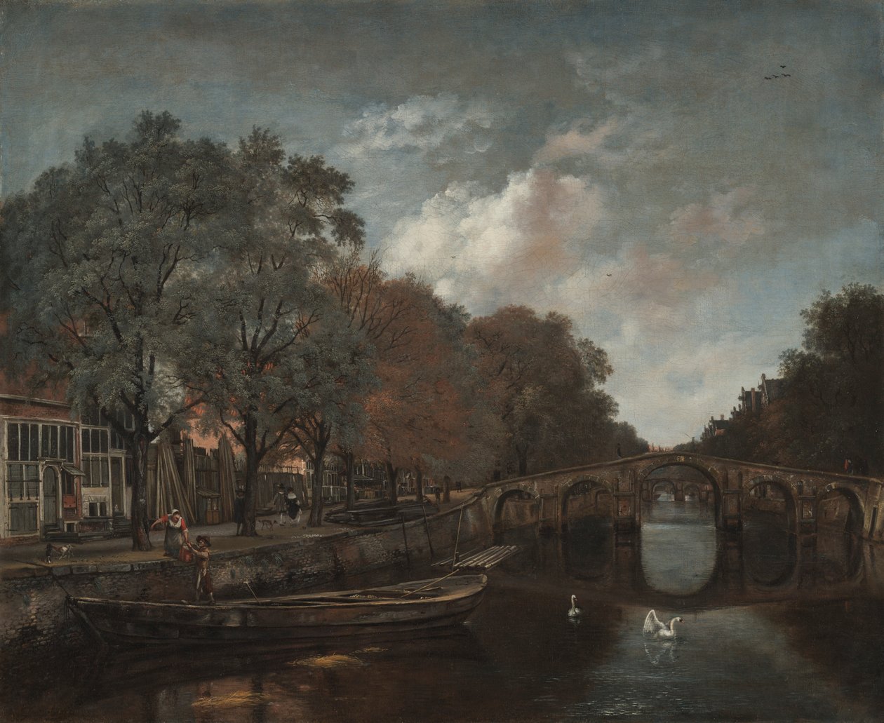 Herengracht, Amsterdam, ca. 1661 von Jan Wijnants