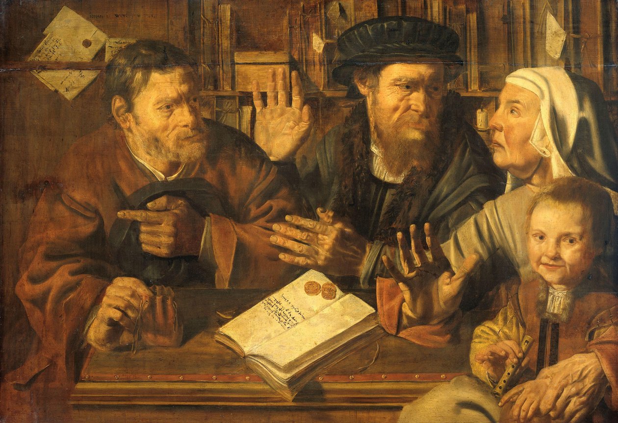 Büro des Notars (Intendantenbüro) von Jan Woutersz Stap