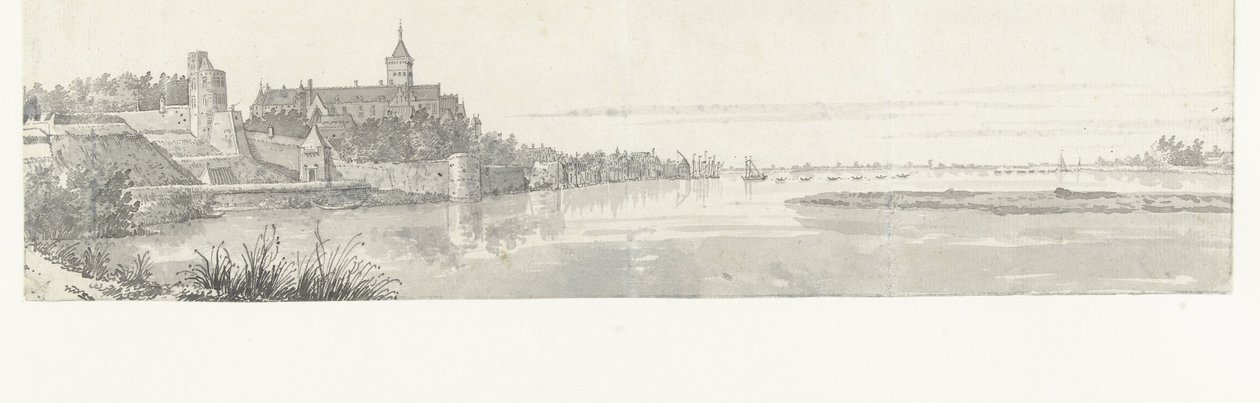 Ansicht von Nijmegen und der Waal von Jan de Beijer