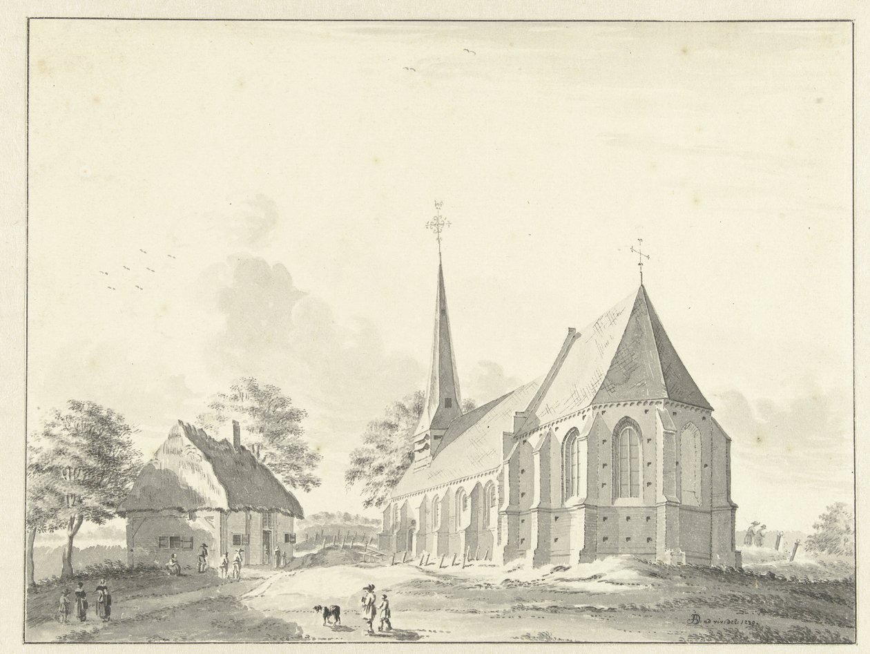 Kirche in Aalst von Jan de Beijer