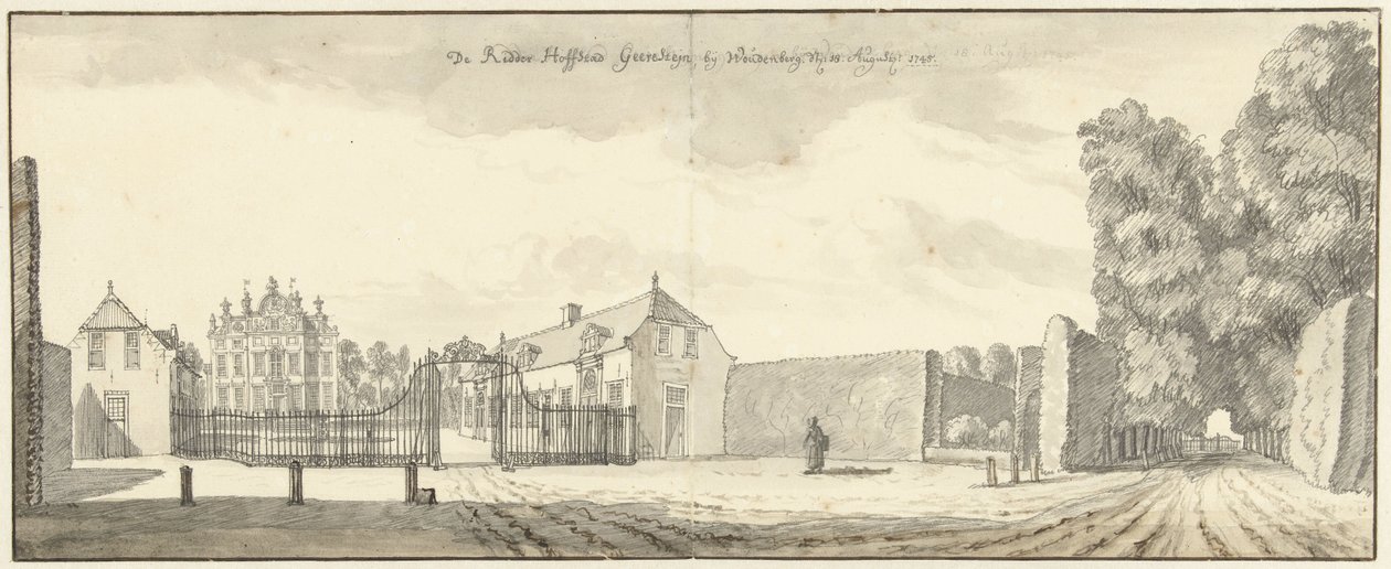 Ridderhofstad Geerestein bei Woudenberg von Jan de Beijer