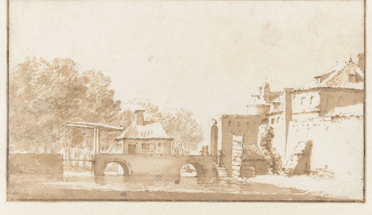 Koepoort in Leiden von Jan de Bisschop