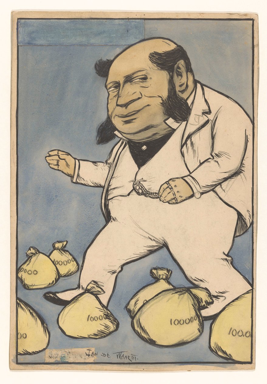 Kapitalist von Jan de Waardt (signed by artist)