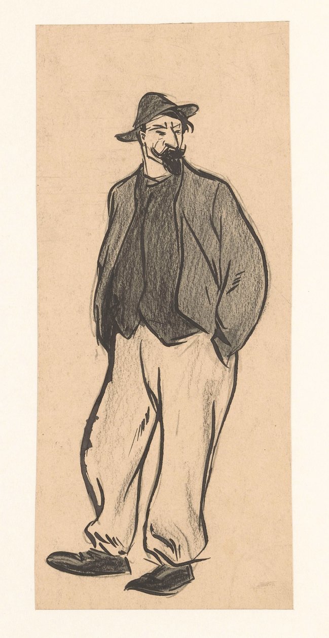 Männliche Figur von Jan de Waardt