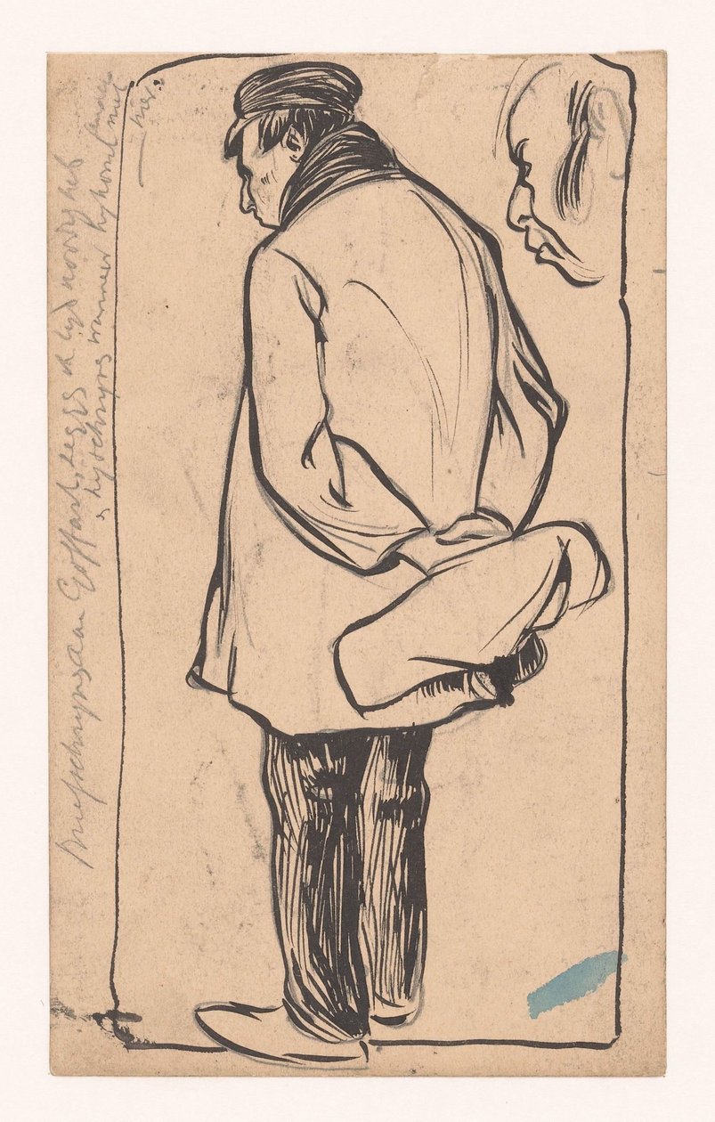 Stehender Mann von Jan de Waardt