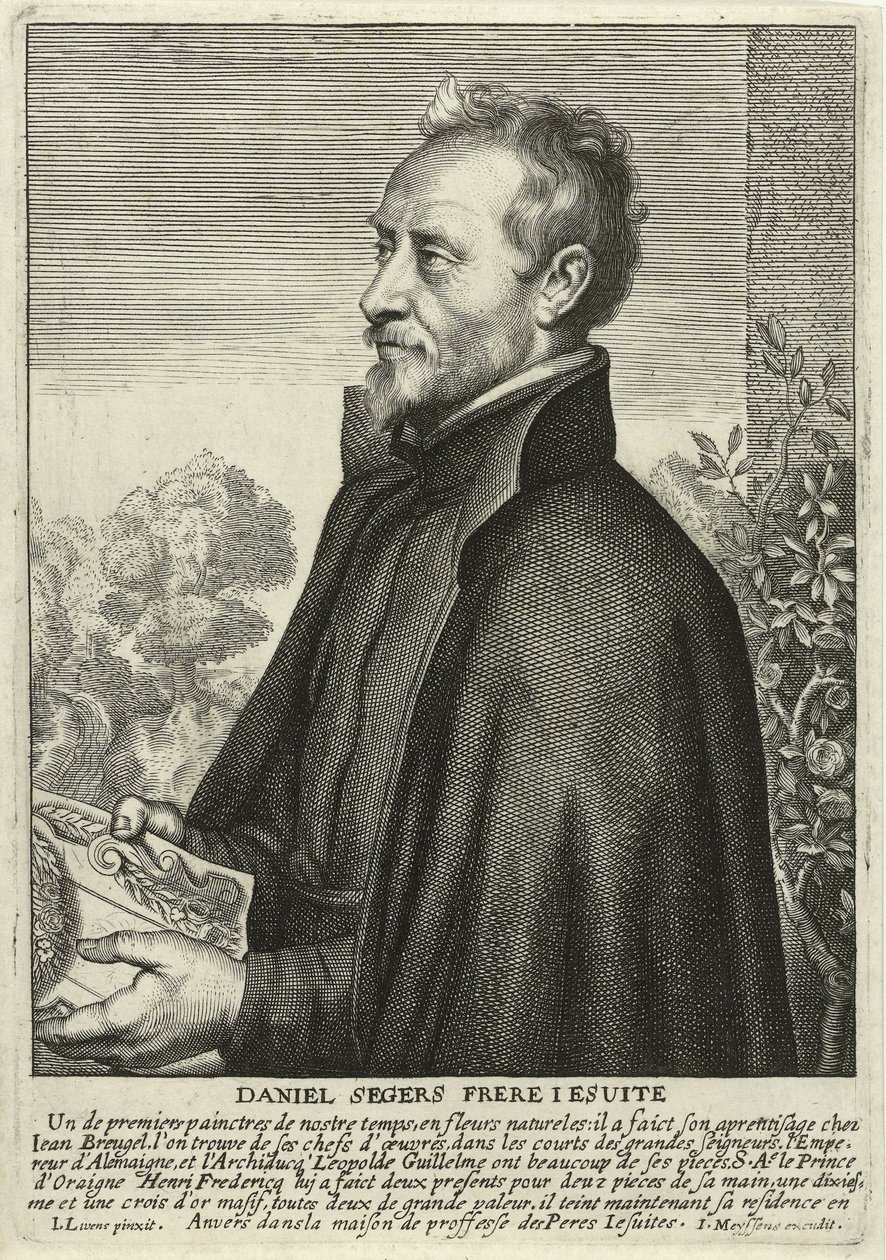 Daniel Segers (Kupferstich) von Jan the Elder (after) Lievens
