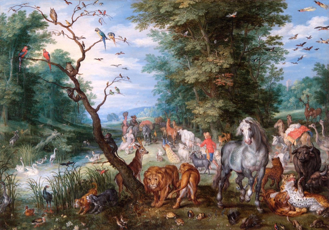 Betreten der Arche von Jan the Elder Brueghel