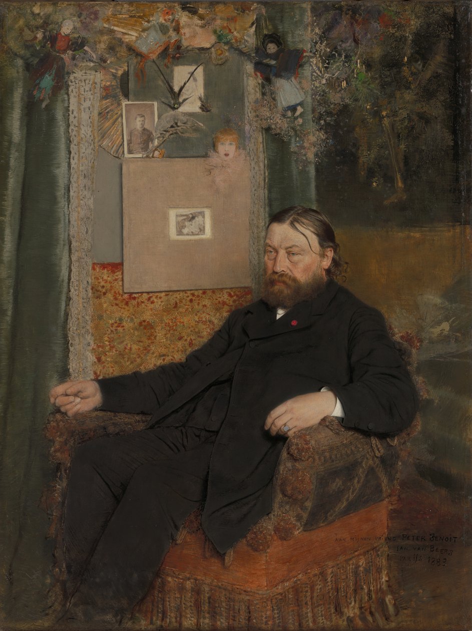 Der Komponist Peter Benoit von Jan van Beers