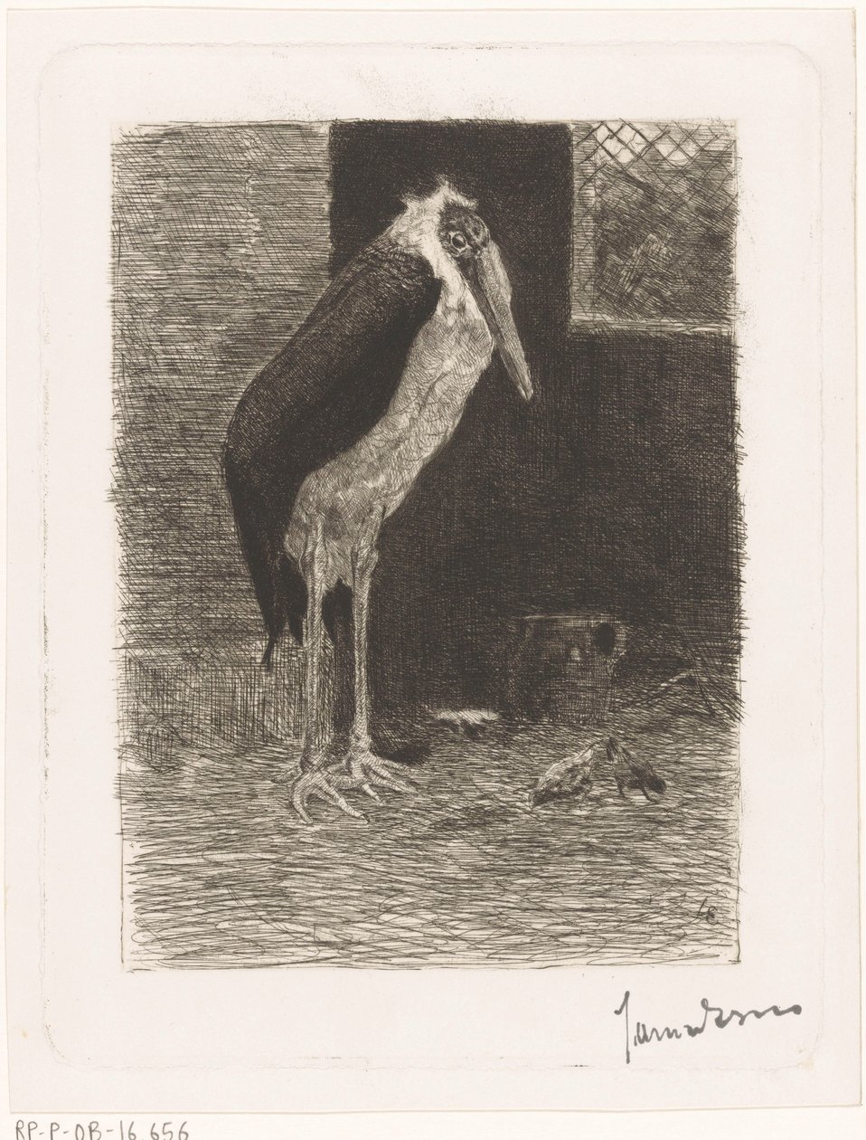 Marabu von Jan van Essen (signed by artist)