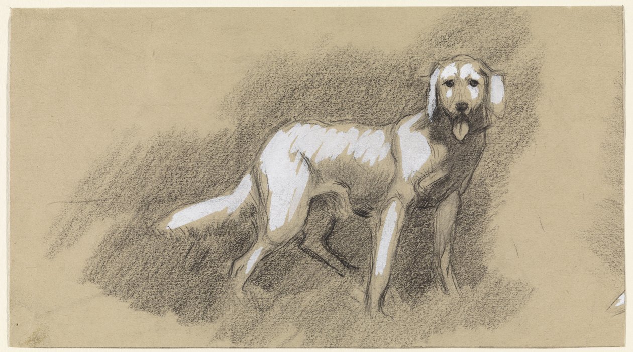 Stehender Hund von Jan van Essen