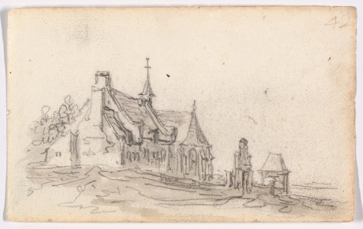 Leprosenhaus in Cleves von Jan van Goyen