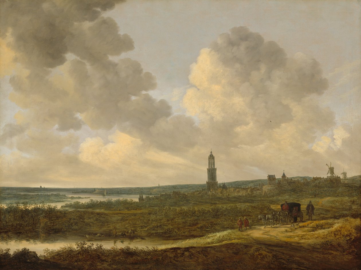 Ansicht von Rhenen, 1646 von Jan van Goyen