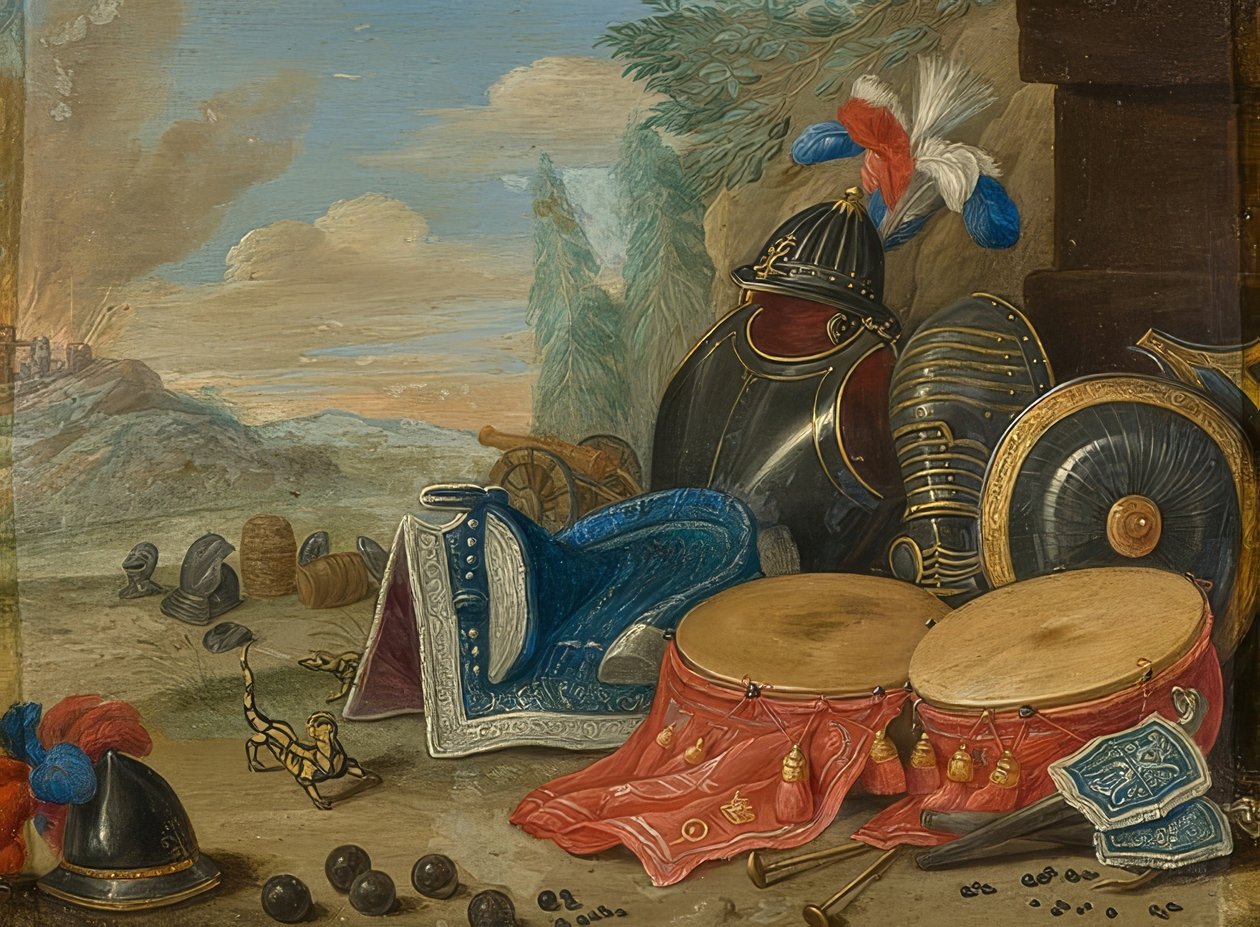 Symbole des Krieges von Jan van Kessel the Elder
