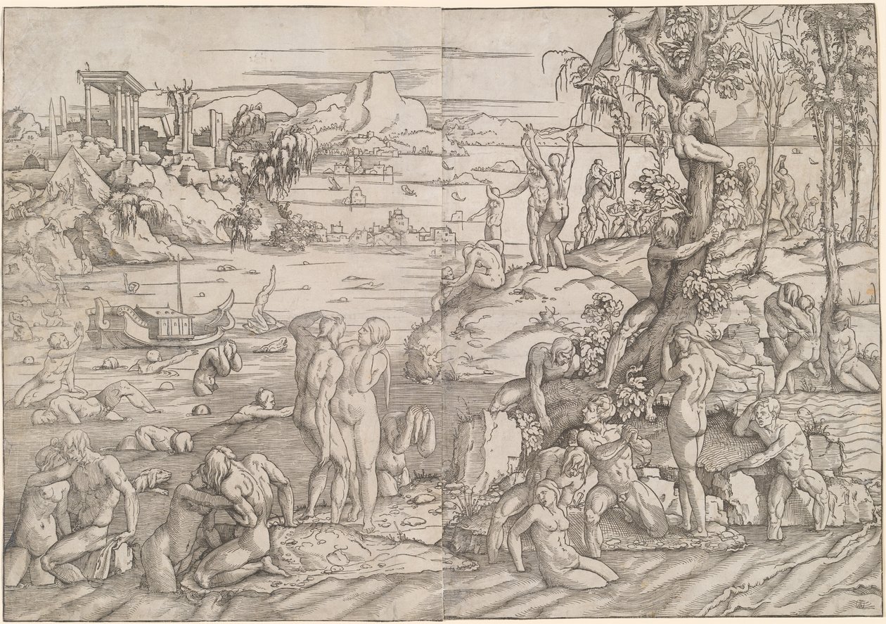 Die Sintflut von Jan van Scorel