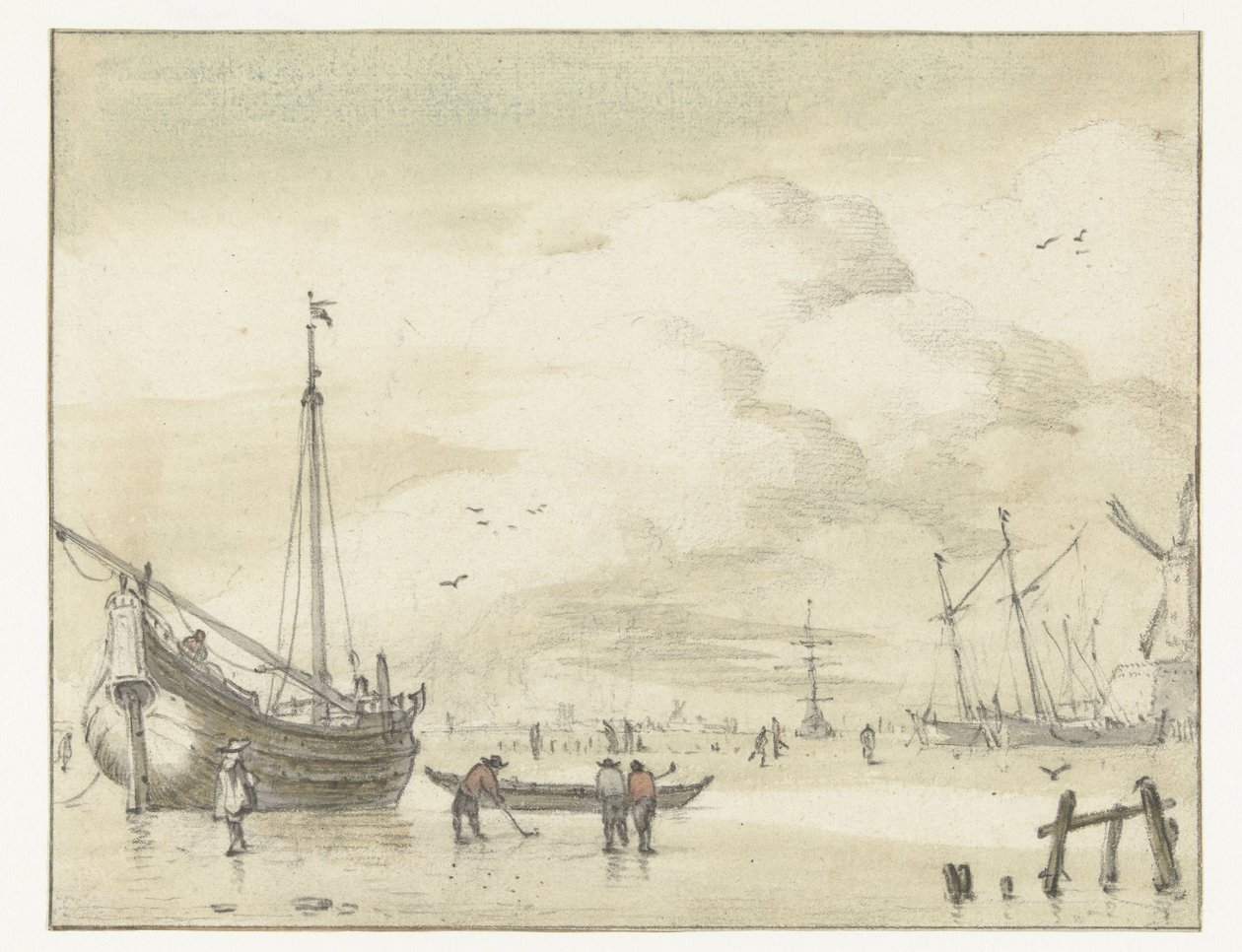 Winteransicht von Jan van de Cappelle