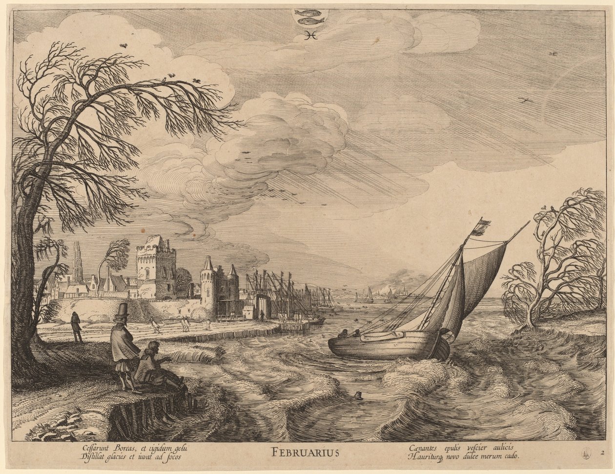 Februar von Jan van de Velde II