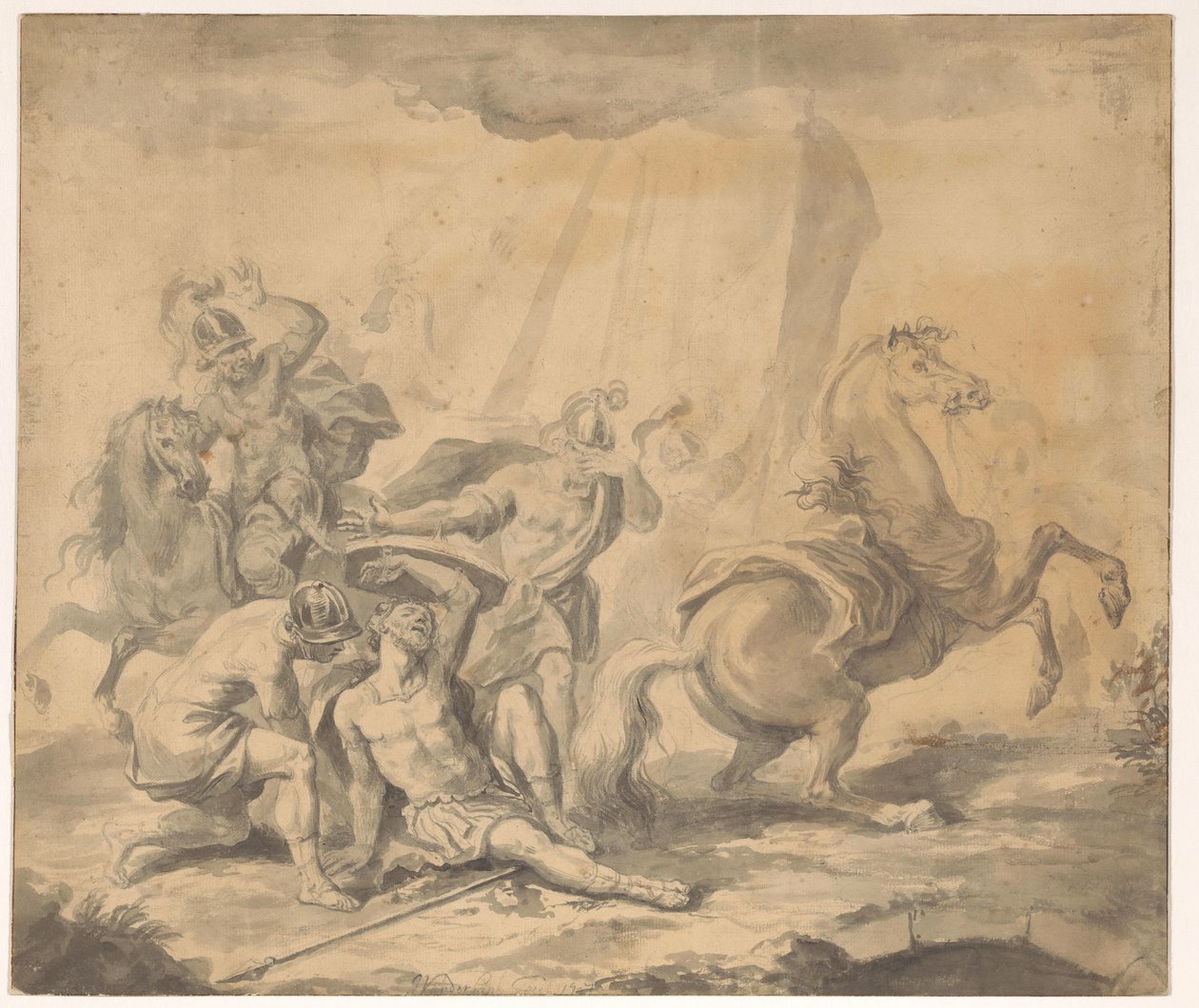 Die Bekehrung des Saulus von Jan van der Banck