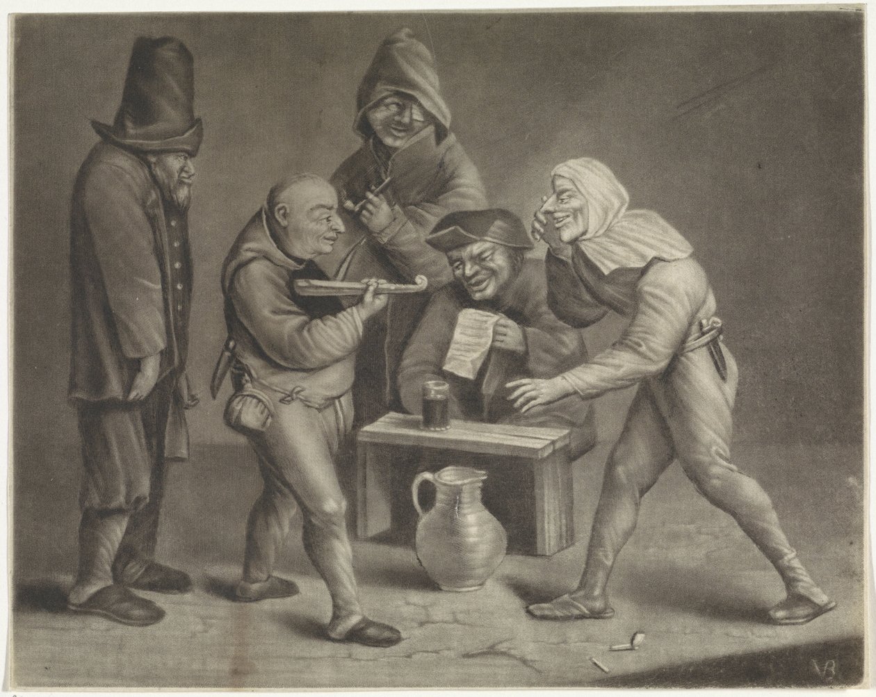 Fünf Narren von Jan van der Bruggen