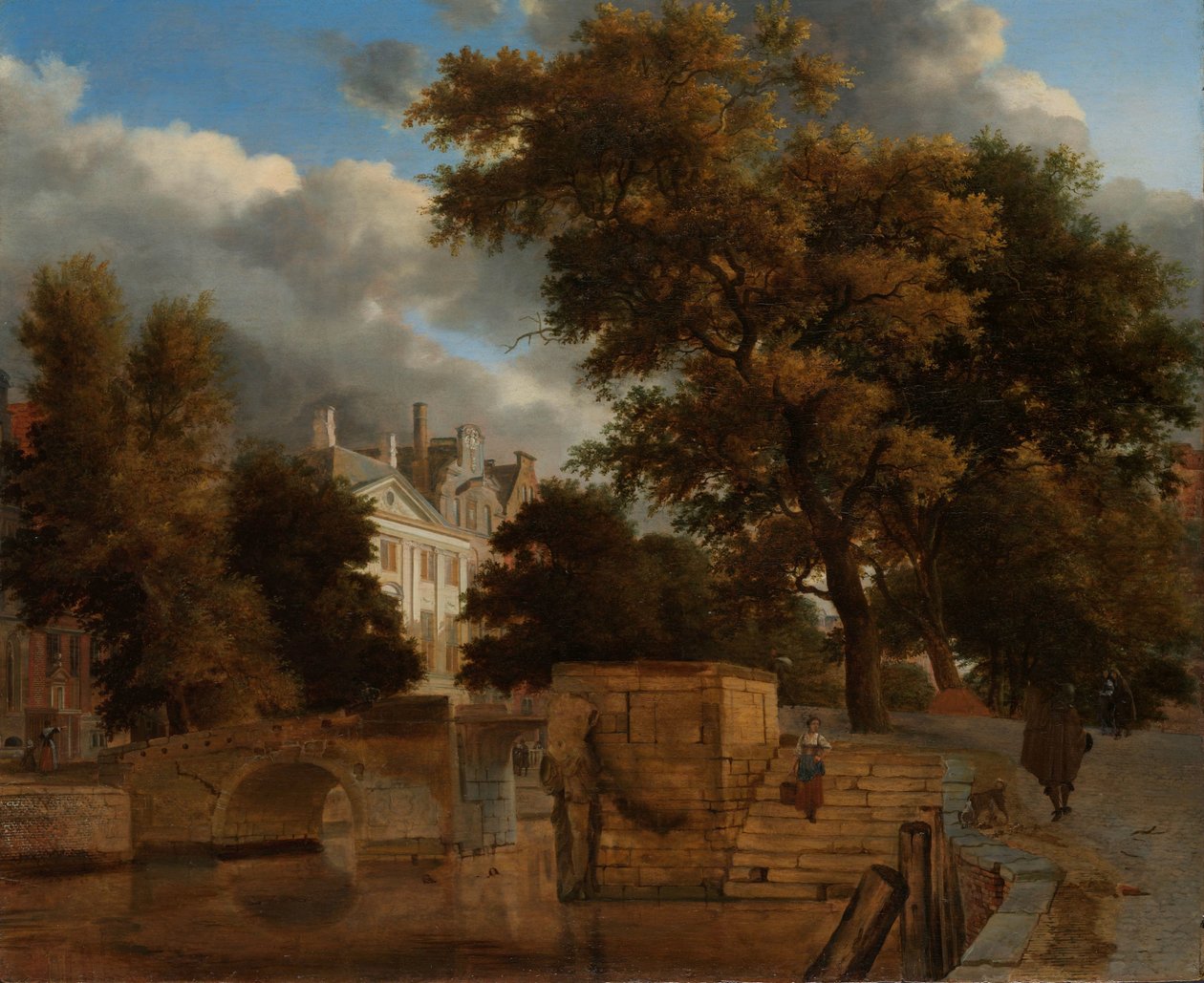 Die Steinbrücke von Jan van der Heyden