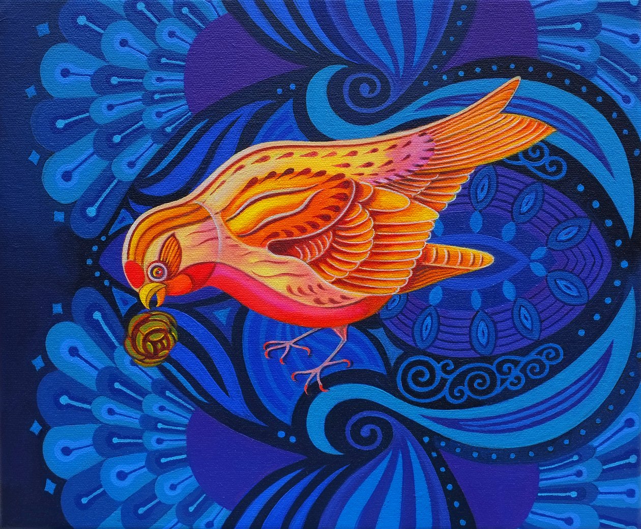 Birkenzeisig, 2012 von Jane Tattersfield