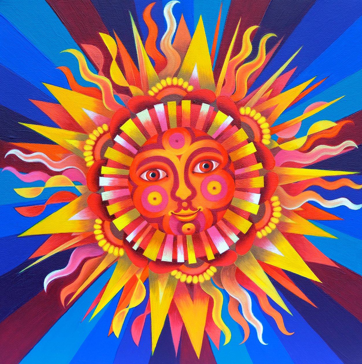 Sonne, 2017 von Jane Tattersfield