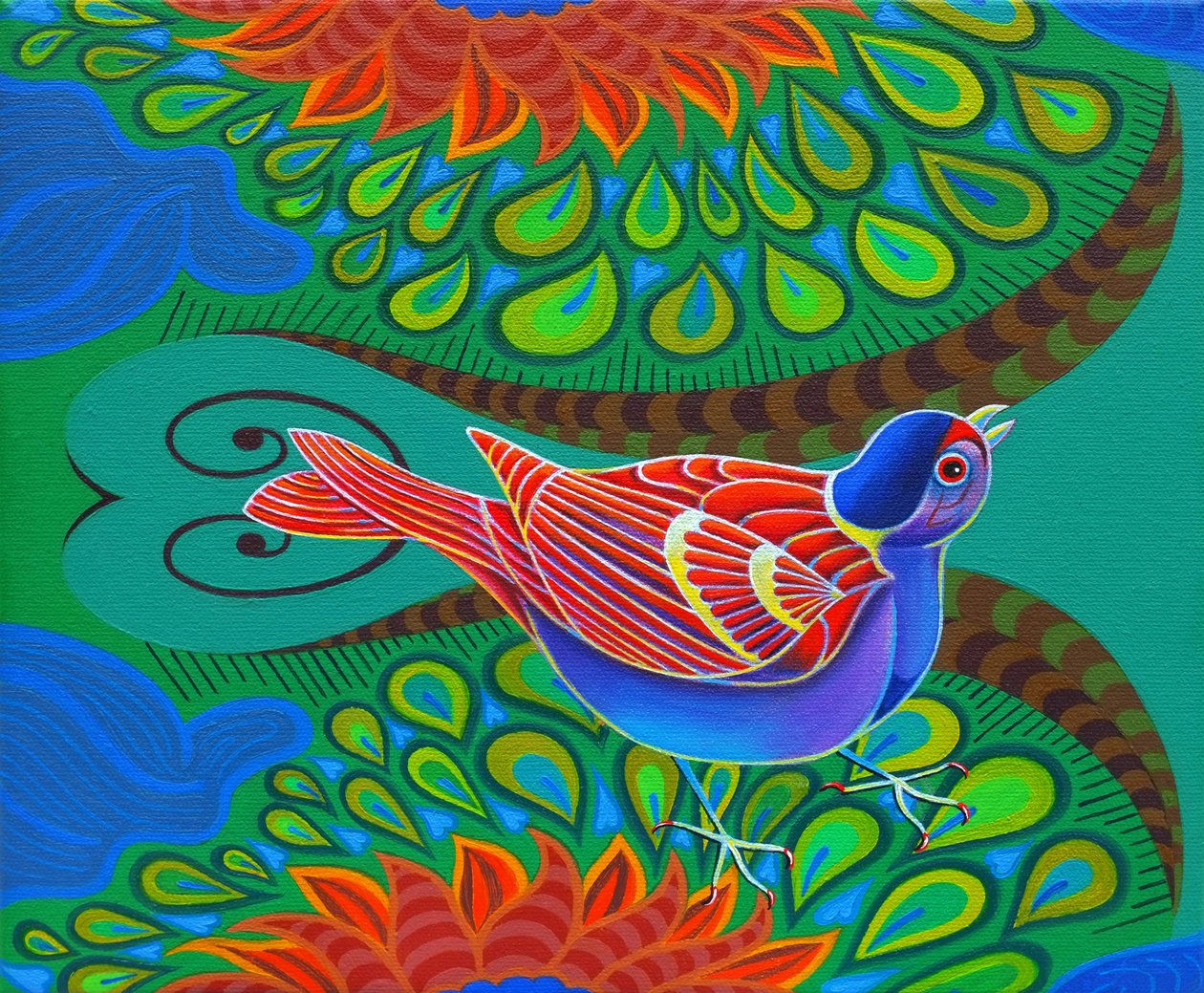 Feldsperling, 2012 von Jane Tattersfield