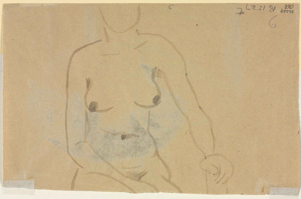 Torso einer nackten Frau von Jane Poupelet