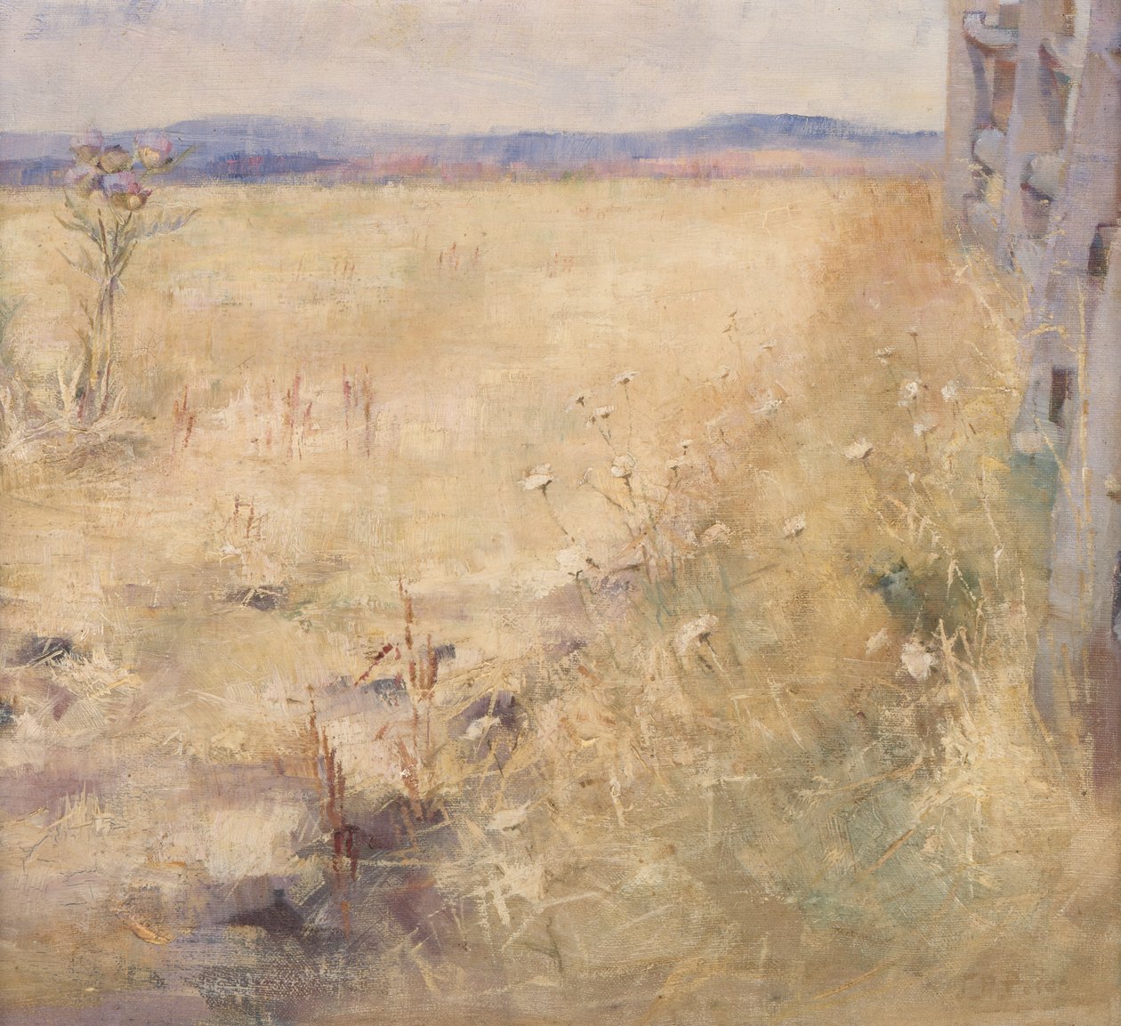 Ackerland im Sommer, ca. 1900 von Jane Price